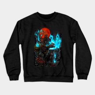 Hanoman Burns the Alengka Palace Crewneck Sweatshirt